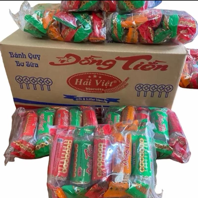 Sỉ 50 gói bánh quy hình đồng tiền - ăn vặt tuổi thơ Snack Food Thức Ăn