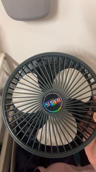 Product Review of Telescopic Folding Fan Rechargeable Mini Desk Fan / USB Portable Fan / Table Fan Strong Wind Quiet Adjustable Kipas from b**z 0