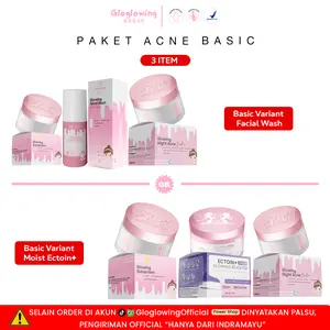 GLOGLOWING Paket Acne Basic "3 item" - Basic Acne Treatment
