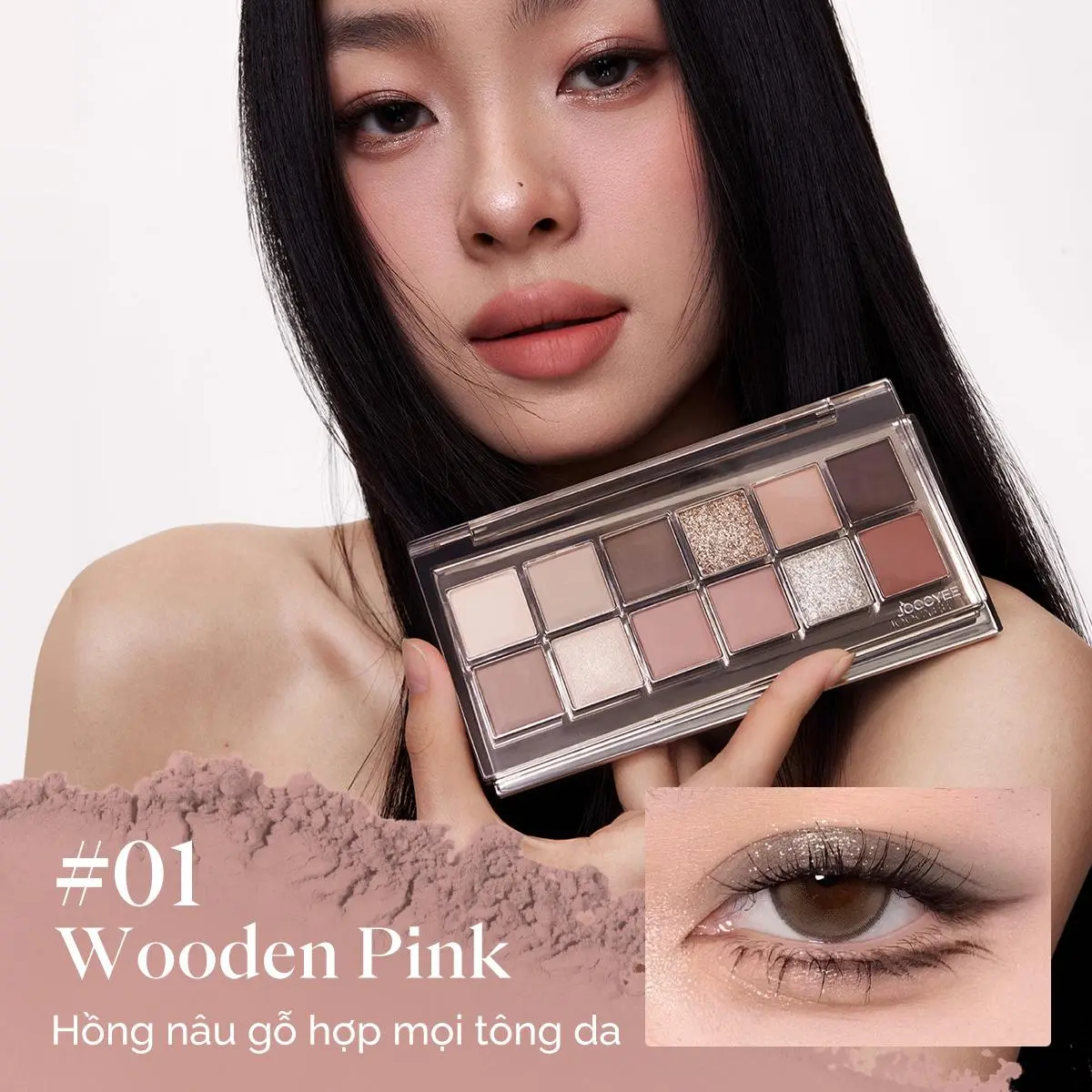 [KOC] Bảng phấn mắt Joocyee 12 ô đa năng | BigBuy360 - bigbuy360.vn