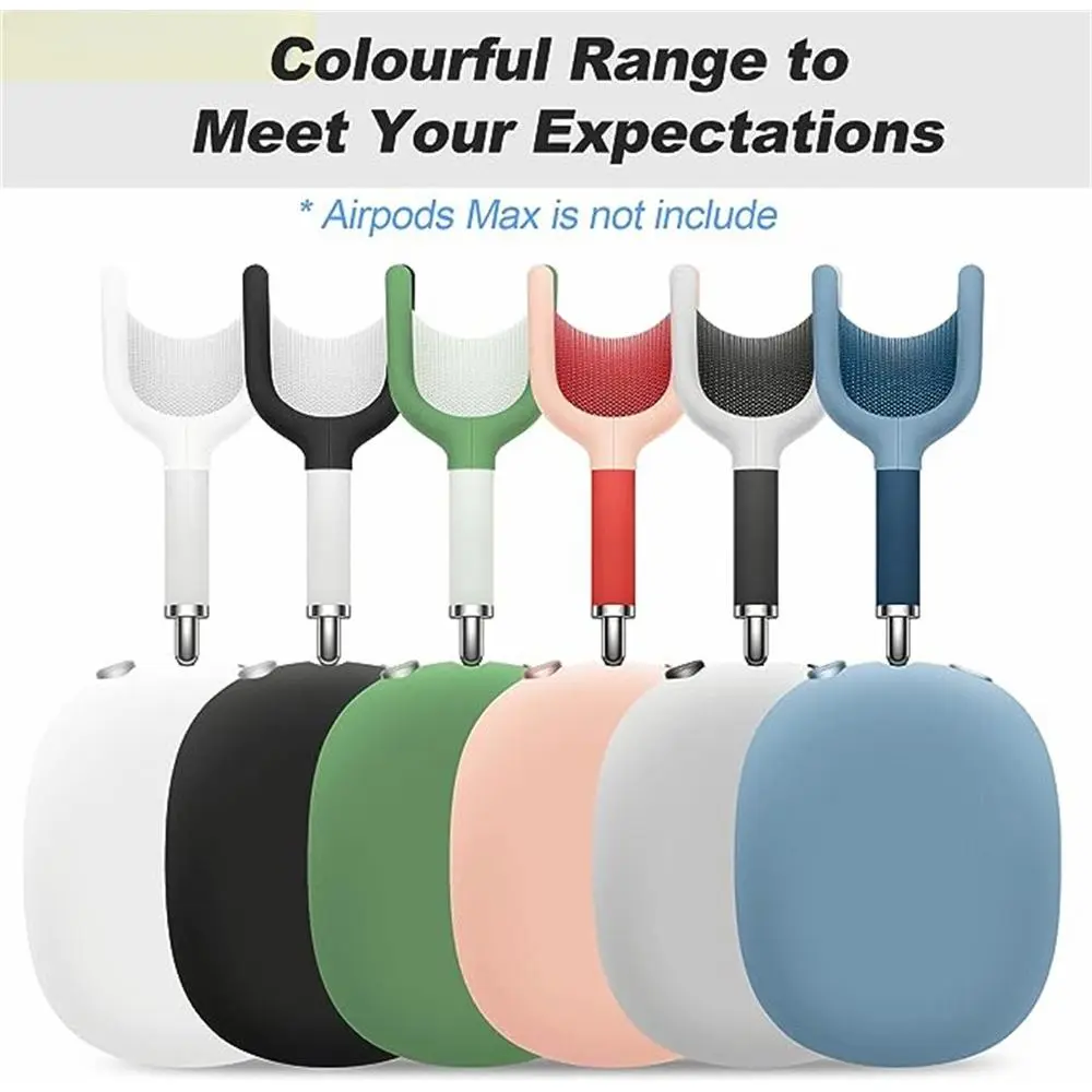 2 in 1 case for apple airpods max case earphone kits accessories Silicon Protective Cover Skin-friendly For Airpods Max Headphon