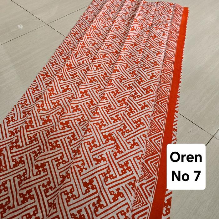 Gambar Kain Batik Garutan warna Oren (010319) dari Kayla Batik Kota Administrasi Jakarta Barat Tokopedia
