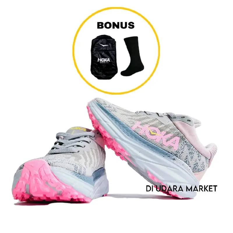 Sepatu Lari Hoka Challenger ATR 7 Sepatu Running Uniseks Sepatu Olahraga Wanita Dan Pria Sepatu Jogging Outdoor 5