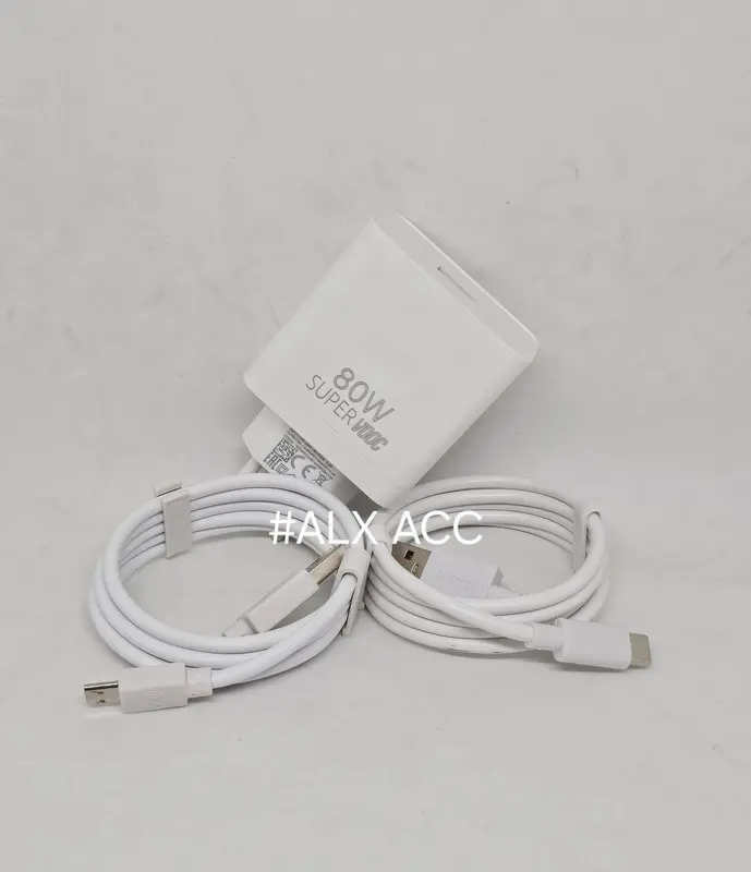 Charger Infinic Original 80W Fast Charger Support Super VOOC Cable Micro USB - Type-C 4