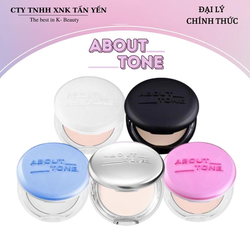  Phấn Phủ Nén Siêu Mịn Kiềm Dầu About Tone Powder Pact 9g 