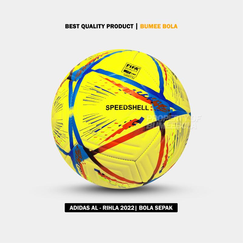 Bola Sepak Size 5 Pildun Al Rihla Piala Dunia 2022 Grade Original Jahit 100% Real Pict | Ball | Outdoor | Pompa 5