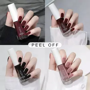 KUDAN Kutek Halal Bisa Untuk Sholat Peel Off  Cat Kuku Halal Muslimah Bisa di Kupas 10ml SERI N KUTEK TREND