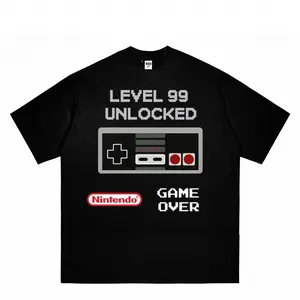 (COD) Tshirt black  boxy fit For adults & KIDS Pria Wanita Dewasa Reguler Fit  l Nyaman Dipakai & Siap COD