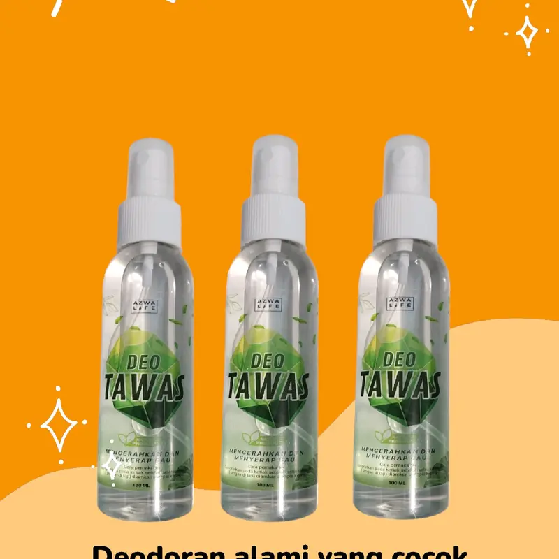 Deodorant Spray Alami 100 ml - Perlindungan Anti Bau Memutihkan Ketiak Tubuh 4
