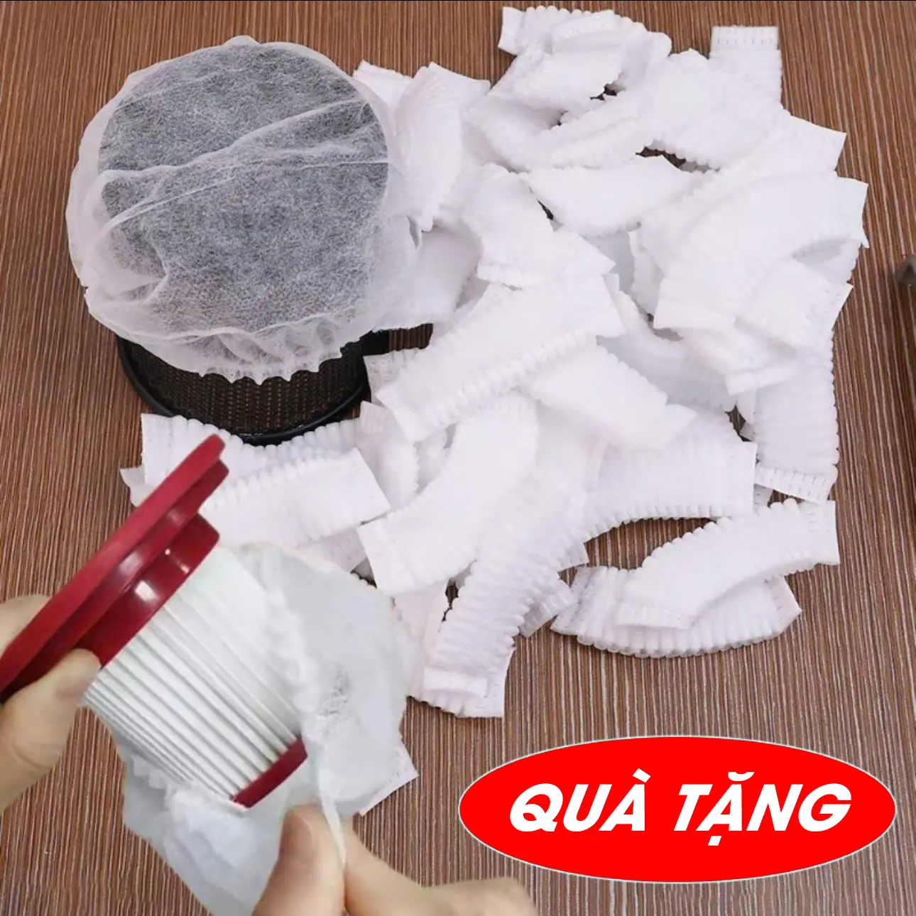 ( Không Dành Để Bán ) Quà Tặng - Lưới lọc máy hút bụi - Vỏ lọc bụi - Túi chống bụi co giãn