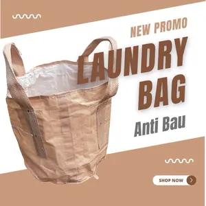 Laundry Bag Tas Baju Kotor Tas Baju Cucian Portabel Tas Besar