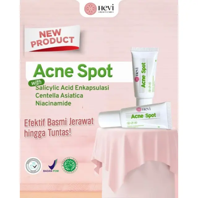 Hevi Acne Spot Care | OBAT TOTOL JERAWAT INTENSIVE SOLUTION | NIACINAMIDE + SALISYLIC ACID + CENTELLA ASIATICA 0