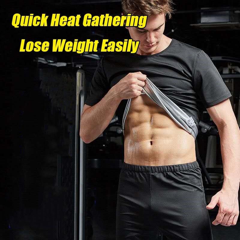 Product Introduction of M-5XL Sauna Suit Sweat Suit for men track suit sauna jacket running Exercise Gym Anti-Rip Suit Plus Size 54
