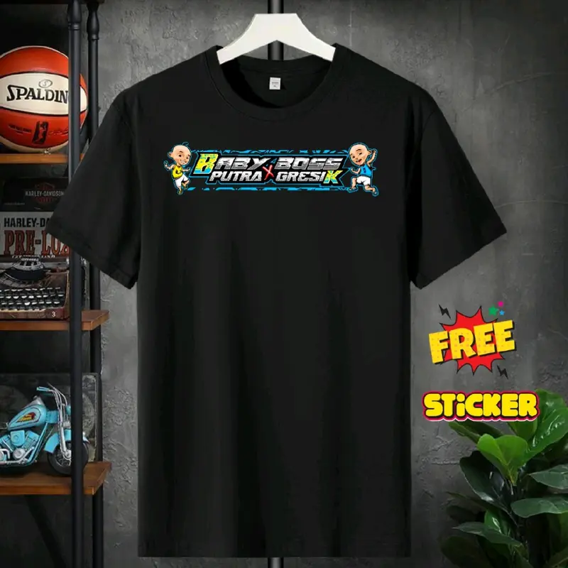 Baju bus babyboss x putra gresik kaos bus baju bus anak laki-laki kaos bus pria wanita cotton combed 24S free stiker 4 pcs Dewasa 3