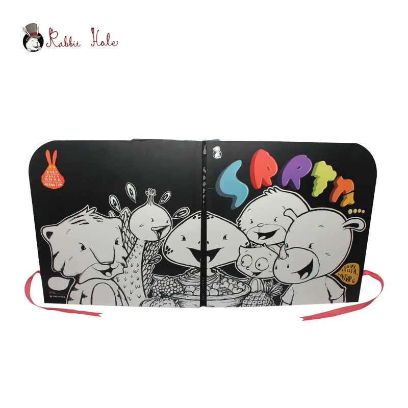 Boardbook High Contrast “Srrttt” - Usia 0+ [Pustaka Hulwah x Rabbit Hole] 1