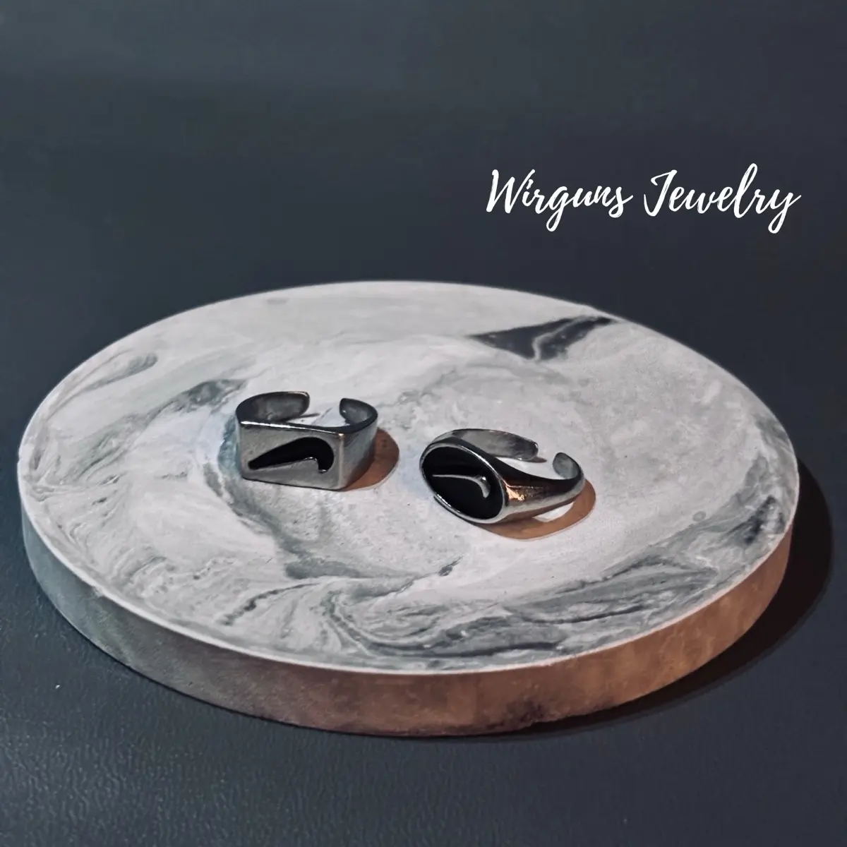 Cincin Korean Hip Hop Pria Wanita Murahhh - Rings, Bahan Premium Tahan Lama kotak skena di aesthetic melingkar cowok viking