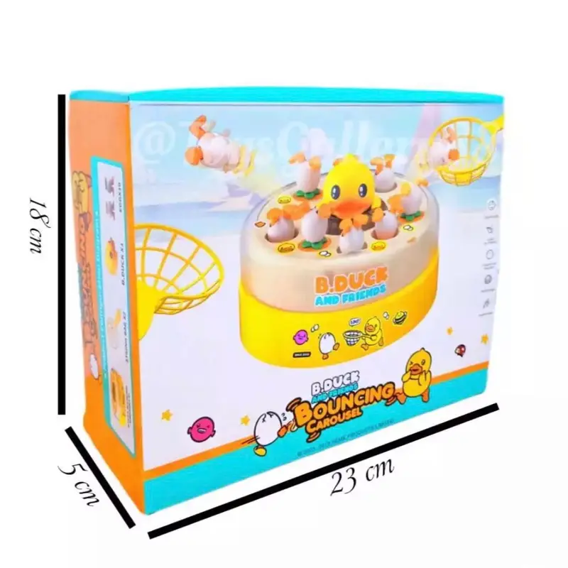 ￼【COD】Mainan Tangkap bebek terbaru 2024 | Mainan Duck and Freinds Bouncing Carousel | Mainan anak lucu dan menghibur anak | Mainan Bebek Loncat 2024 3
