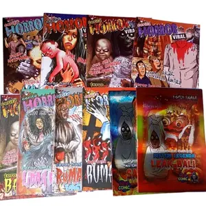 paket 10pcs komik horor buku cerita misteri 1pack isi 10pcs komik