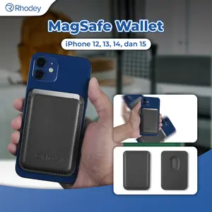 [ORIGINAL] Rhodey Dompet Kartu Kulit Magsafe iPhone Magnetic Card Holder WM-95