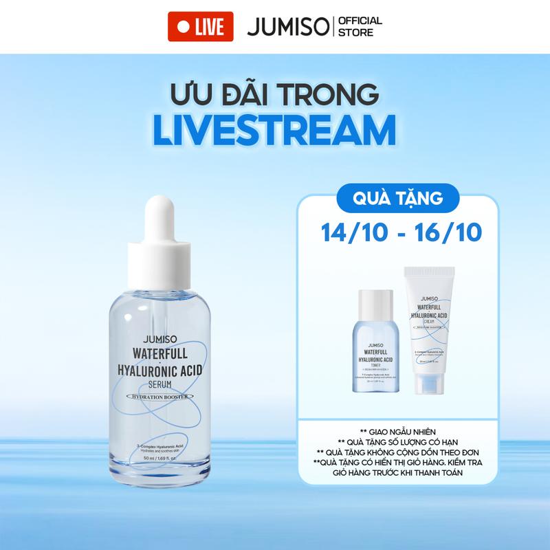 [KOL]  Tinh Chất Dưỡng Ẩm JUMISO Waterfull Hyaluronic Acid Serum 50ml