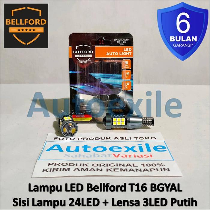 Gambar Bellford LED T16 W16W BGYAL Mini Projie 12V 24V Putih T13 T15 Lampu Mundur Mobil dan Truk - Putih dari Autoexile Kota Medan 4 Tokopedia