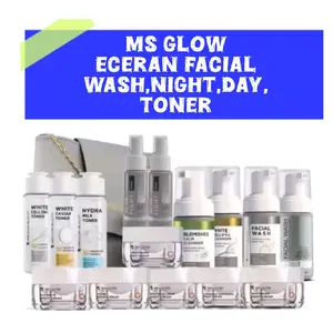 MS GLOW ECER | SATUAN ORIGINAL,FACIAL WASH,NIGH CREAM,DAY CREAM,TONER