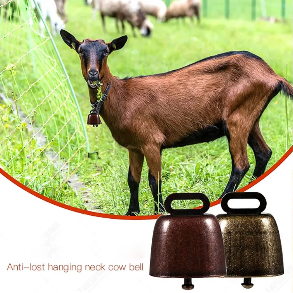 Wind Chimes Portable Retro Style Cow Horse Sheep Bells Animal Bell Grazing Copper Bells Copper Loud Bronze Bell