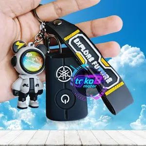 PAKET GANTUNGAN KUNCI KARAKTER PLUS SILICON REMOTE ALL NEW NMAX LEXI FAZZIO XMAX FREEGO AEROX