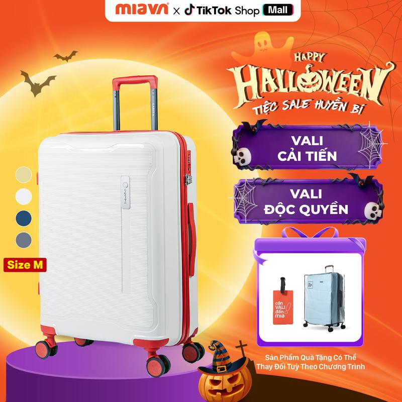 Vali kéo du lịch cao cấp Larita OMI Size M (Vali size lớn 24) – ký gửi 20–25kg, nhựa PP siêu bền hạn chế bể vỡ, khóa TSA, bảo hành miễn phí trọn đời