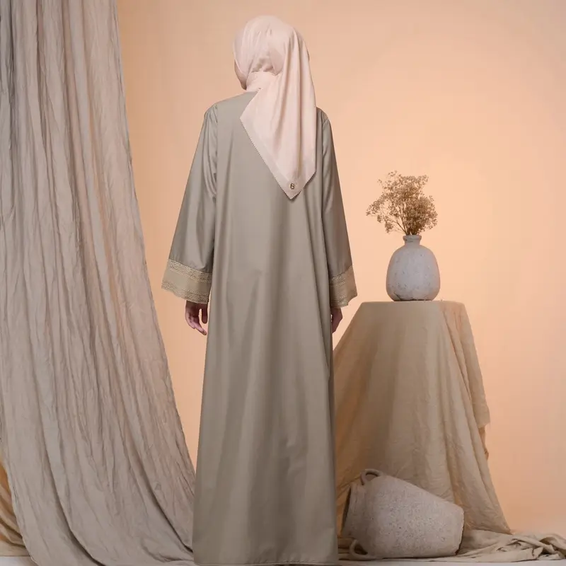 Raya Collection Raline by Mreen- Zayna Series- Dress Abaya Cotton Silk 2