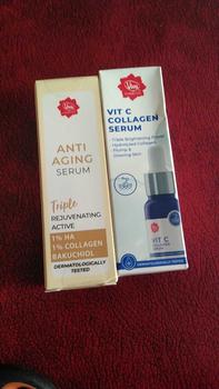Product Review of Viva Serum Wajah 20ml-Peelin Serum/Anti Aging Serum/White Glowing Serum from 🌸**🌸 0