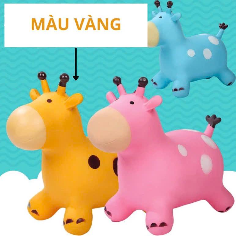 Thú Nhún Hoạt Hình Bò , Hươu Dễ Thương Cho Bé Từ 1-3 Tuổi Loại 1 Với Chất Liệu Dày Dặn An Toàn Có Nhạc Vui Nhộn