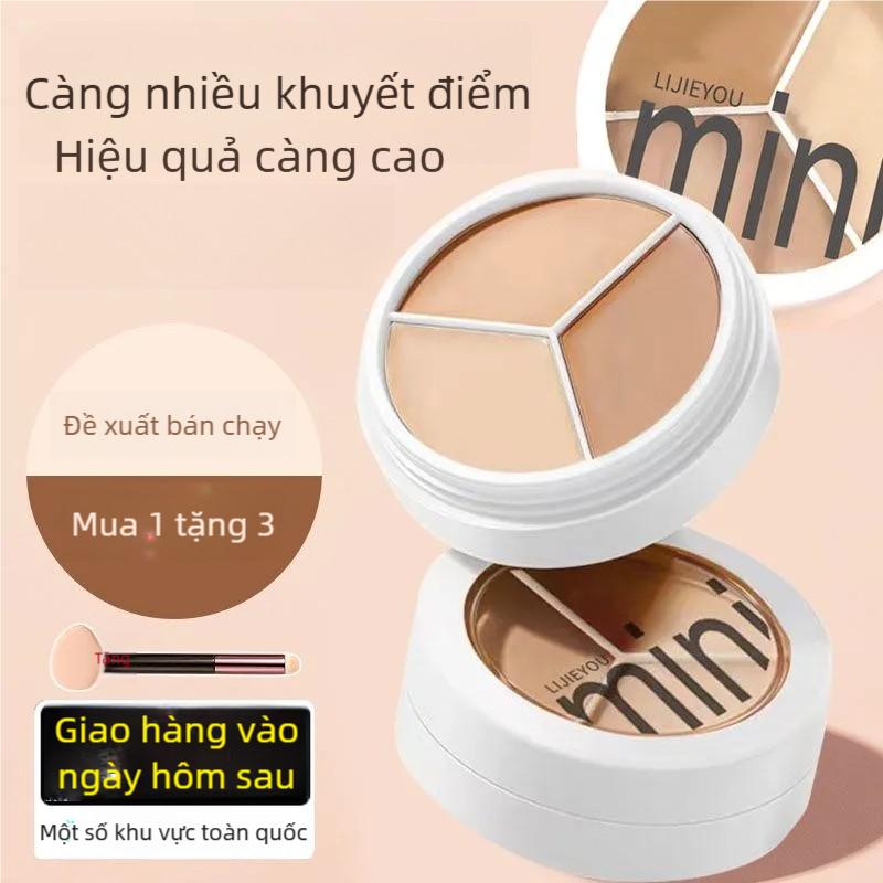  Kem Che Khuyết Điểm CAMCAMX Che Quầng Thâm Vết Mụn Đốm Mụn Trứng Cá Làm Đẹp Da Mặt 3 Tông Màu Chính Hãng Làm sáng Che thâm mụn Cấp ẩm suốt 12h Kiềm dầu bền màu-ZXG-C07 