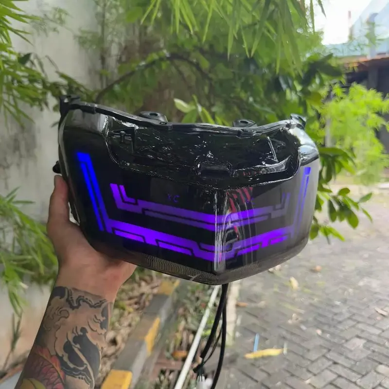 Lampu Stop Nmax  Old Lazy Rgb+App Stoplamp Nmax 2015-2019 Old Lazy Rgb Plus App Lampu Belakang Nmax Lama Lazy 7
