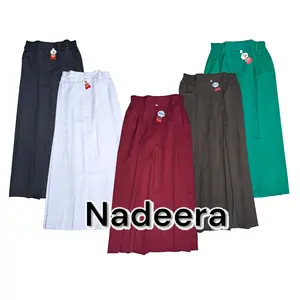 ROK REMPLE PANJANG Seragam Sekolah SD / MI Anak Perempuan Merah Coklat Putih Hijau Hitam Fashion