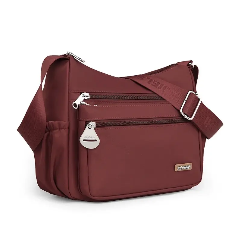 ￼Jielshi Tas Selempang Wanita 3760 -Slingbag Berbahan Parasut Premium Furing Full Embos 5