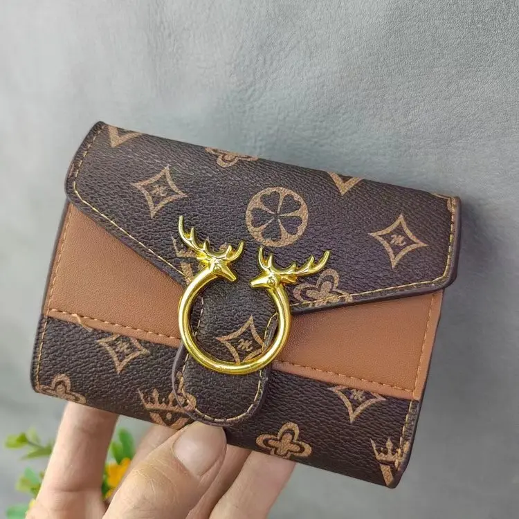 Ví Ngắn Viễn Dưỡng Nữ, Hàng Mới Về, Có Ngăn Đựng Thẻ, [CS] Hình Chữ Nhật Wallet 1