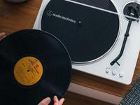 Gambar Audio-technica AT-LP70XBT LP70X BT LP70 X BT Automatic Wireless Belt-Drive Turntable - Black Bronze dari Officiall Brands Kota Administrasi Jakarta Barat 2 Tokopedia