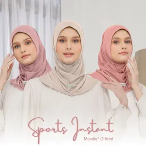 Maudie Hijab Sport Instan Jersey Non Pet Kerudung Sports Terbaru Kekinian