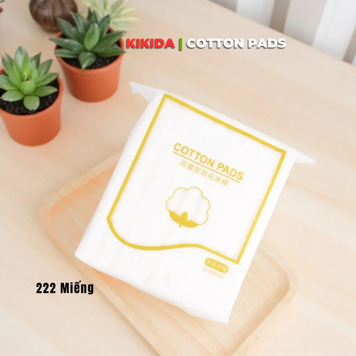 Bông tẩy trang COTTON PADS VÀ MINISO làm sạch nhanh mềm mịn cho nữ tẩy trang môi da mặt