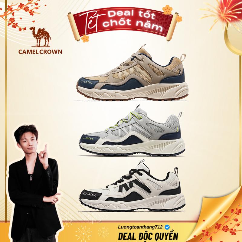 Giày Đi Bộ Đường Dài, CAMEL CROWN, Dành Cho Nữ, Giày Thể Thao Nữ, Thoáng Khí, Không Trơn Trượt, Thích Hợp Cho Các Môn Thể Thao Chuyên Nghiệp, Giày Đi Bộ Đường Dài Nhẹ, Dành Cho Nữ