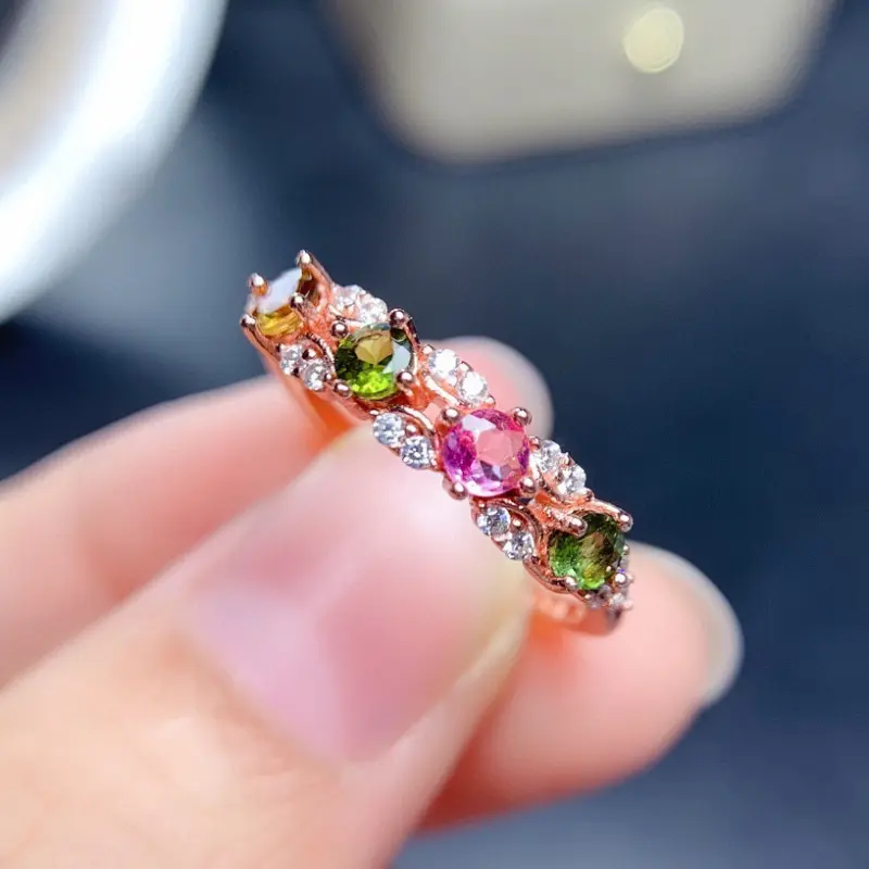 Đầy màu sắc pastel màu mở nhẫn người phụ nữ