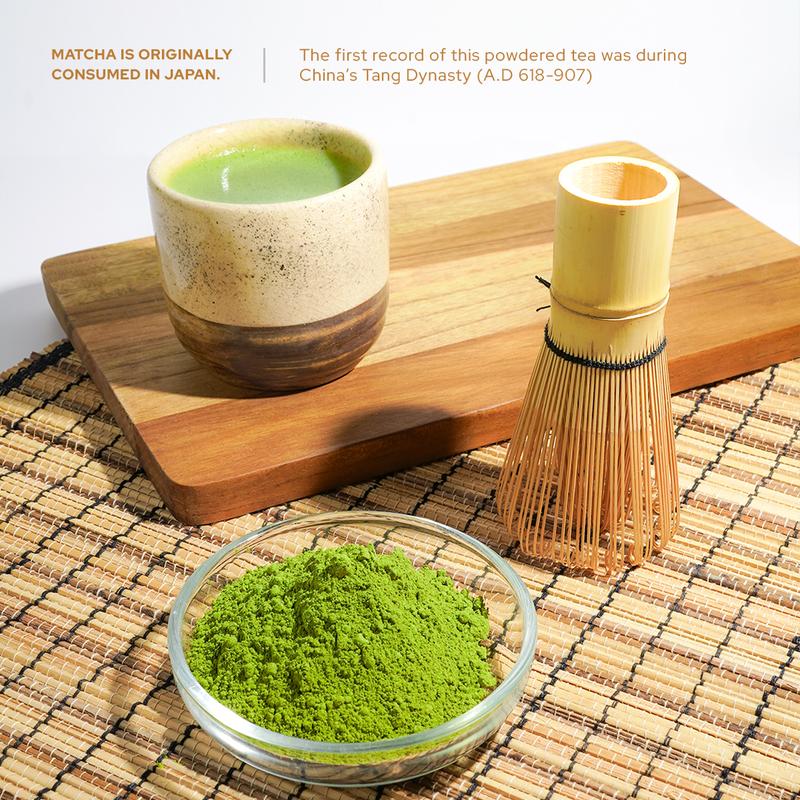 HEIZL Matcha Japanese Green Tea Powder (  Bubuk Greentea Matcha) Teh Hijau Bubuk Pouch 50gr 3