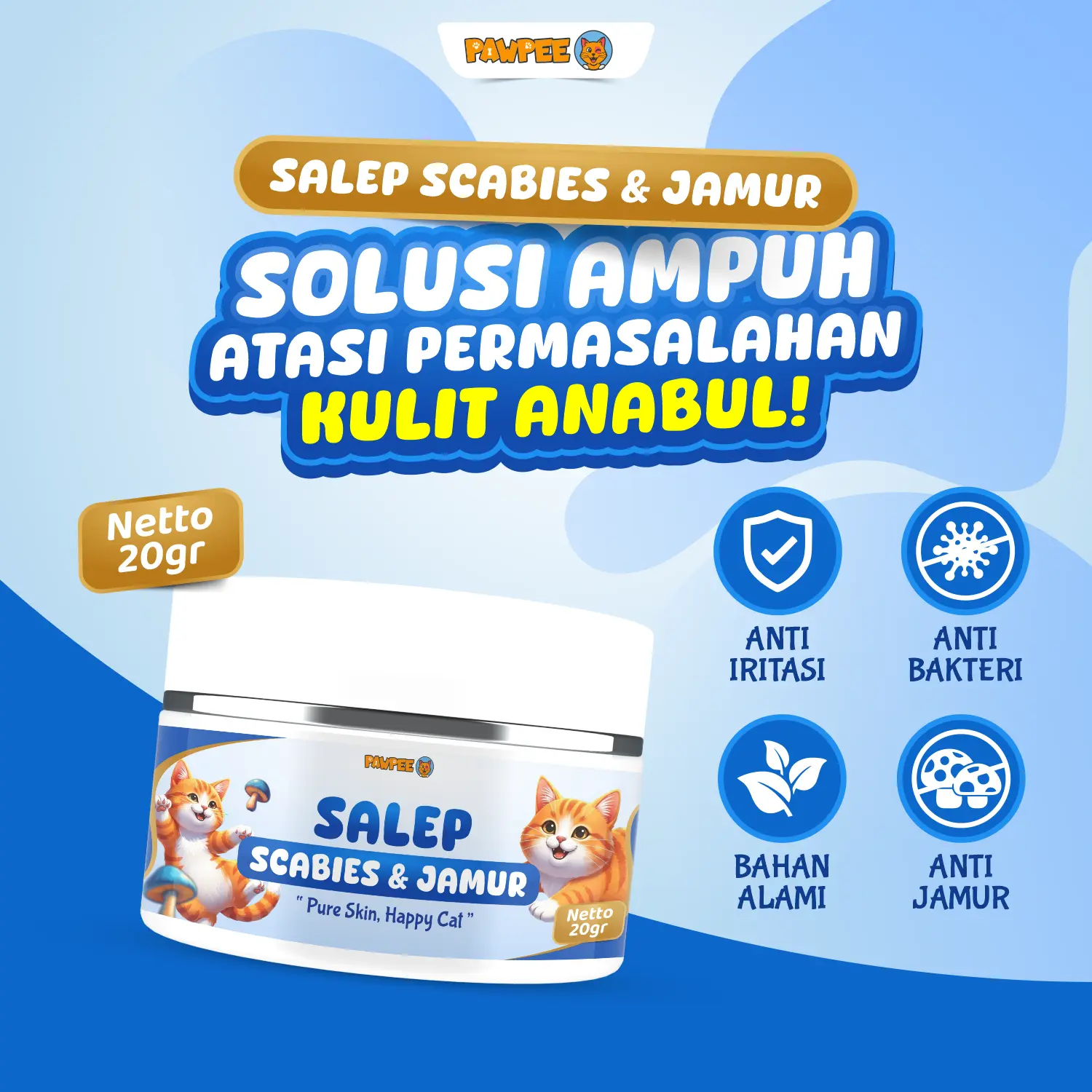 OBAT SCABIES JAMUR KUCING ANJING (GRATIS VITAMIN)  AMPUH SALEP ANTI ANTI JAMUR Paket 2in1 Salep Scabies Jamur OBATI LUKA KORENG IRITASI ANABUL AMAN JIKA TERJILAT Paket 2in1 Salep Scabies Jamur Bukan Catapaw Novamos