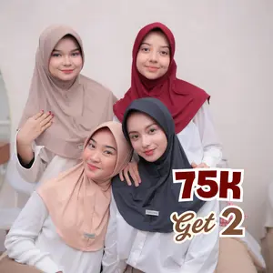 Tiebymin - Tyana Bergo Oval Syar'i Ukuran S