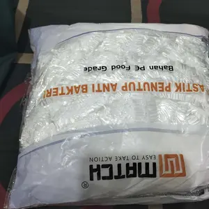 [100 pcs] Plastik Pelindung Makanan Food Grade Penutup Makanan Plastik Karet Shower Cap Penutup Kepala