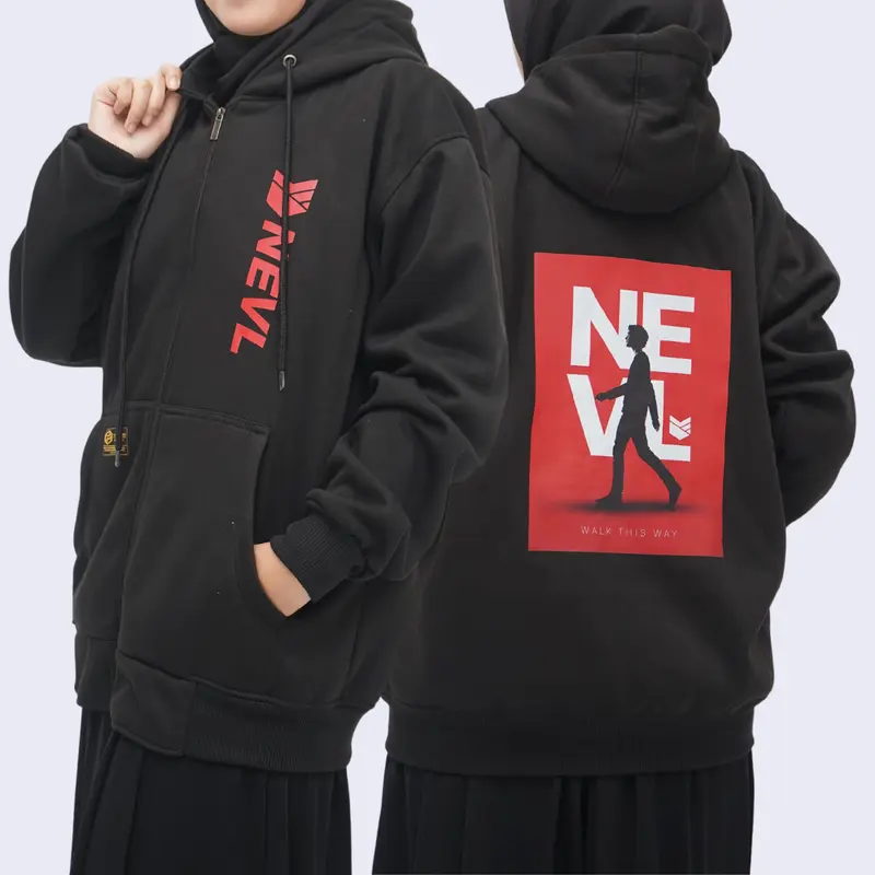 NEVL - Sweater Hoodie Zipper "WTW" Unisex/Pria-Wanita 4