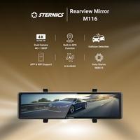 Gambar [NEW LAUNCH] Sternics Dashcam Mobil M116 Rearview Mirror 11.26" IPS 4K+1080P Dual Cam Full HD+WDR, WiFi, Night Vision, Voice Generate, GPS, Park Monitoring, Spion dashcam - THOWARD - Dashcam M116 dari ThowardOfficial Kota Administrasi Jakarta Barat 1 Tokopedia