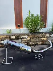 Knalpot Standar racing Kondoman Type Stainless Original HAIKI RACE mio sporty mio smile mio karbu mio soul karbu Fino110 Mio J/GT Mio M3/Z Motorcycle Motor