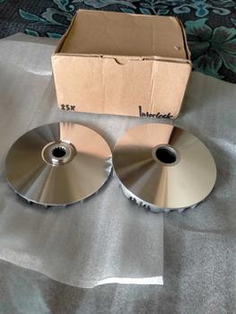 Product Review of PULLEY MIO M3 CUSTOM 1 SET BUBUT + KEROK JALUR PART ORIGINAL PULI KODE (2SX). INTER LOCK from H**8 1